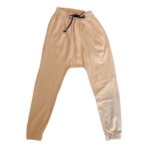 Pink Daniel Patrick skinny harem sweatpants